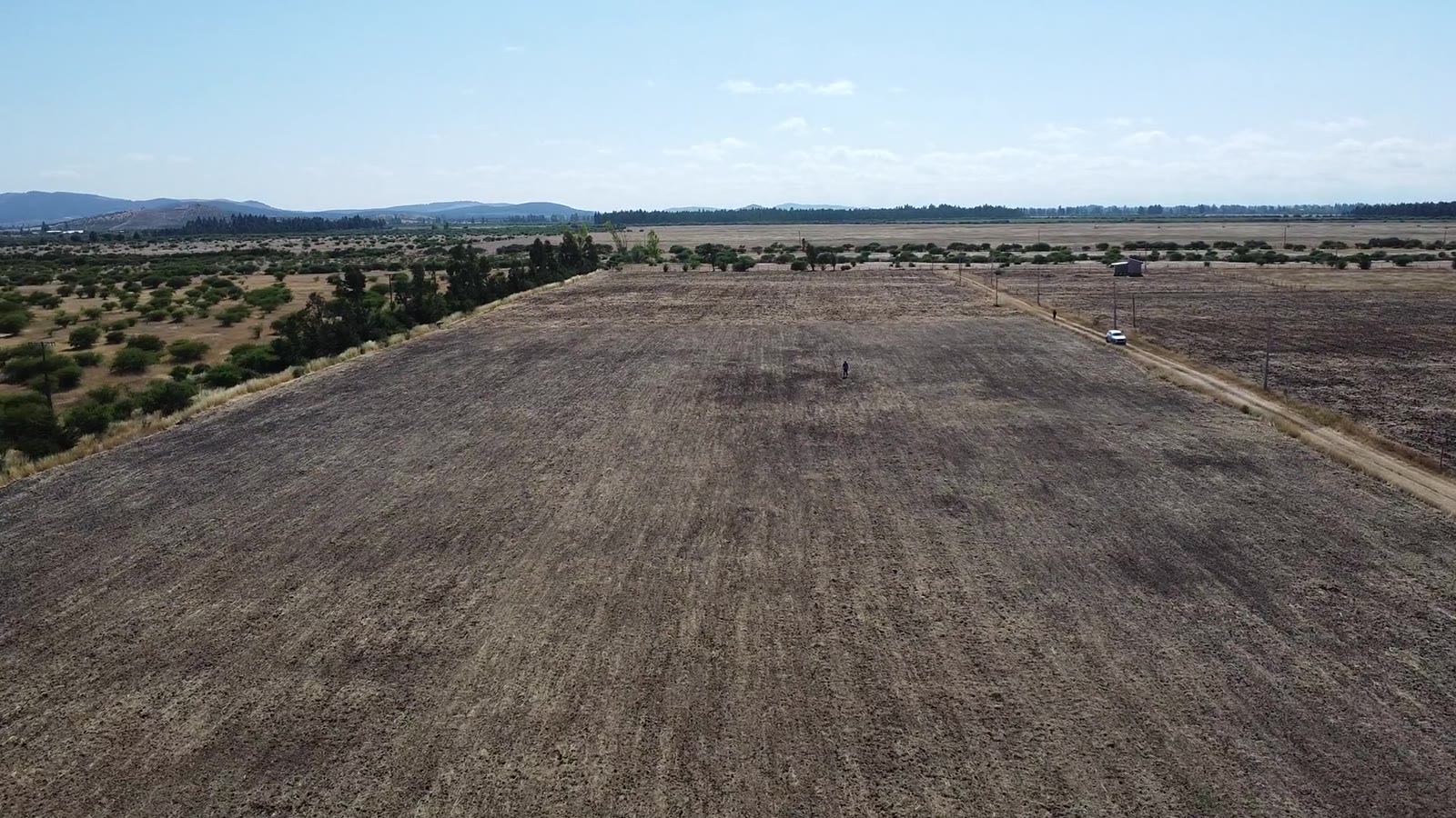 Vista aérea del terreno de Paso Hondo – Parral